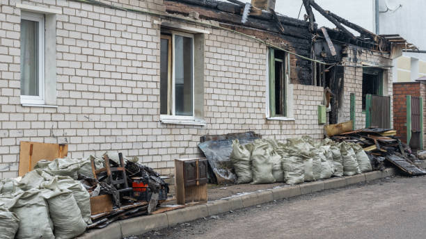Professional Soot Cleanup technician working in Catonsville, MD